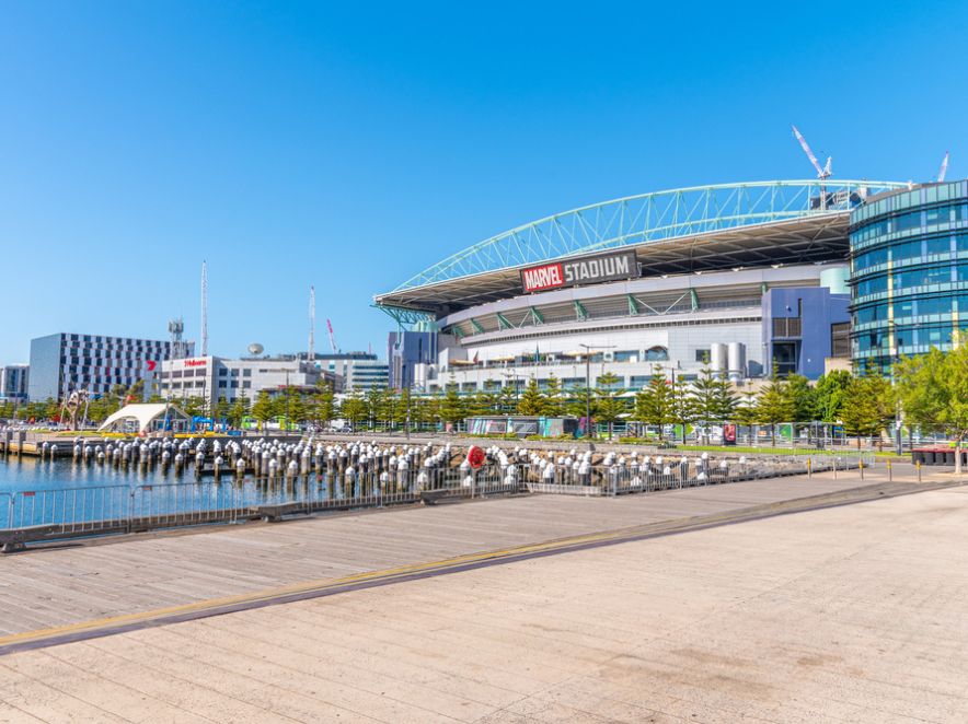 Marvel Stadium near MC Dental Docklands 884 x 662