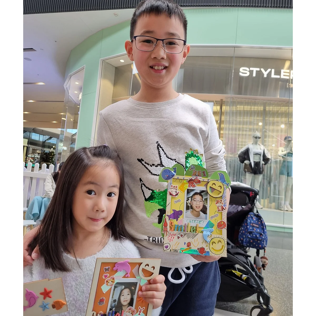 MC Dental在Highpoint购物中心成功举办了"微笑相框"手工日活动