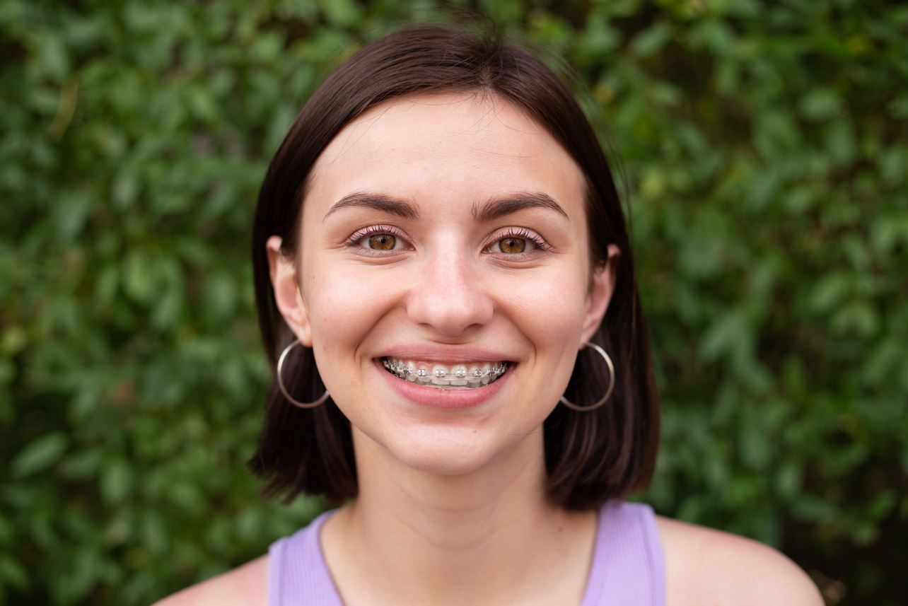 orthodontics girl with braces Melbourrne