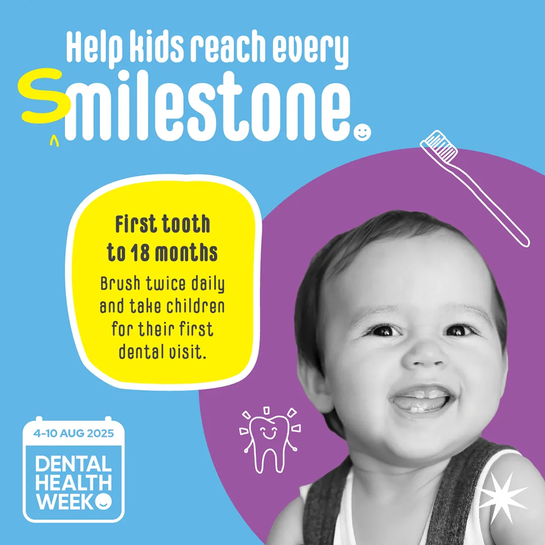 2025年牙齿健康周：帮助孩子达成每个"微笑"里程碑