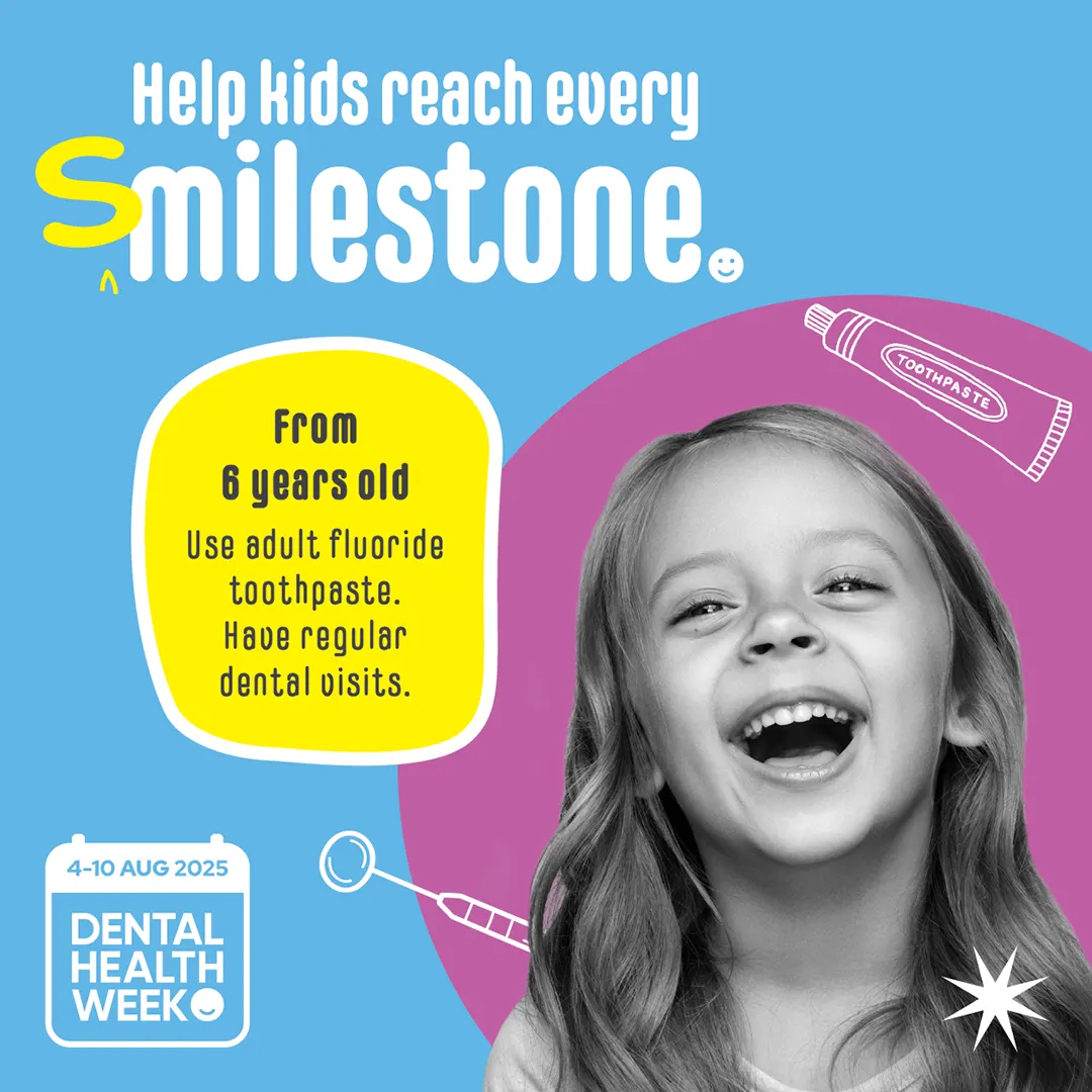 2025年牙齿健康周：帮助孩子达成每个"微笑"里程碑