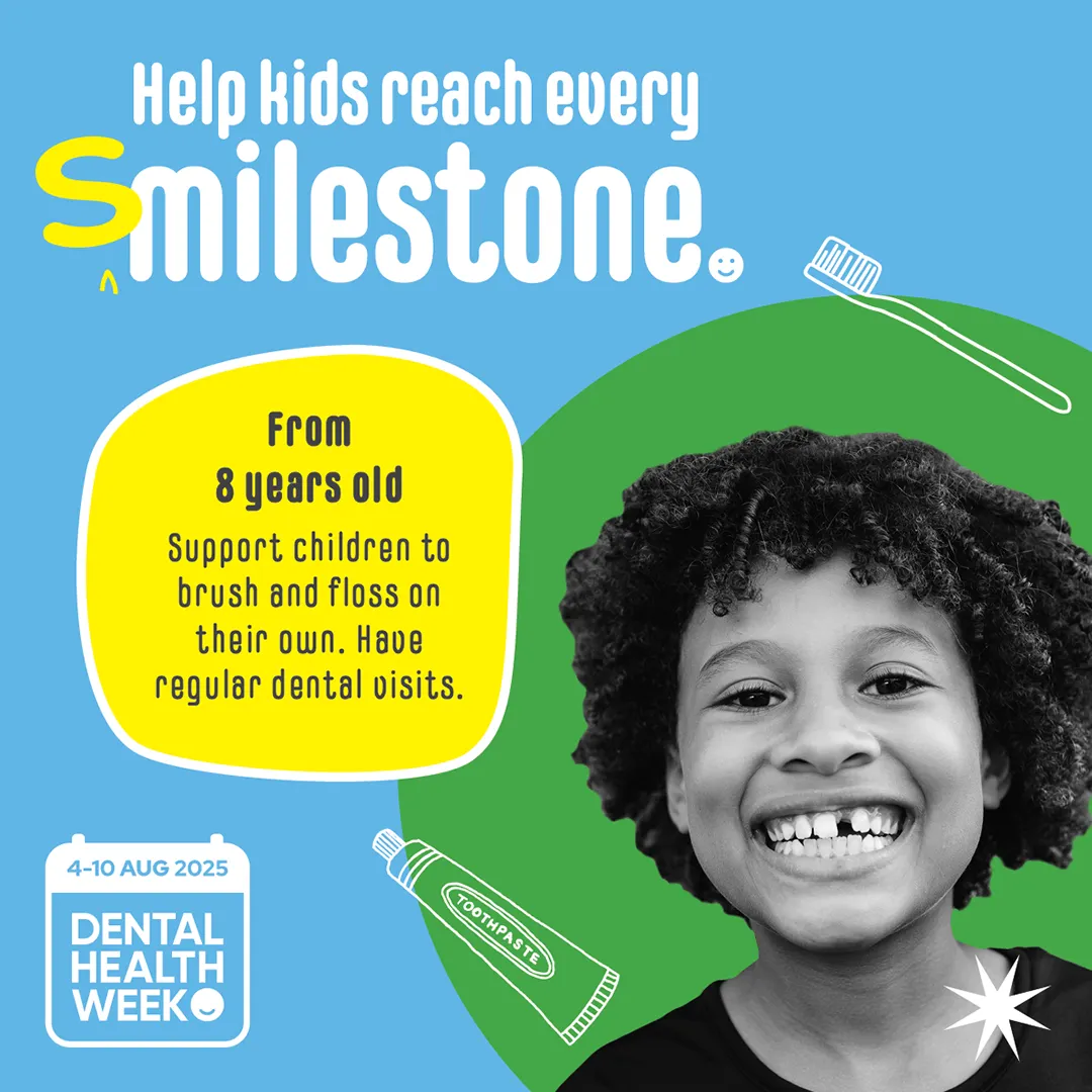 2025年牙齿健康周：帮助孩子达成每个"微笑"里程碑